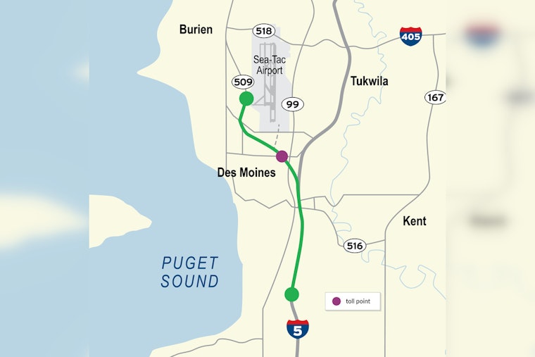 South King County Launches Final Stage of SR 509 Expansion to Link with I-5, Set to Enhance Regional Transport by 2028