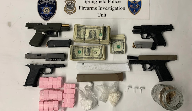 Springfield Police Dismantle Major Illegal Firearms and Drug Ring with Three Suspects Arrested