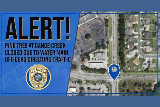 St. Cloud Intersection Closed and Residents On Alert After Water Main Break