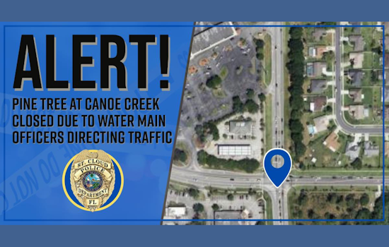 St. Cloud Intersection Closed and Residents On Alert After Water Main Break