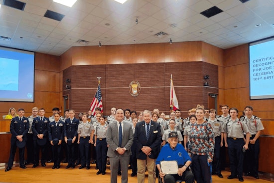 St. Johns County Honors 101-Year-Old WWII Veteran Joe Shomo in Moving Ceremony