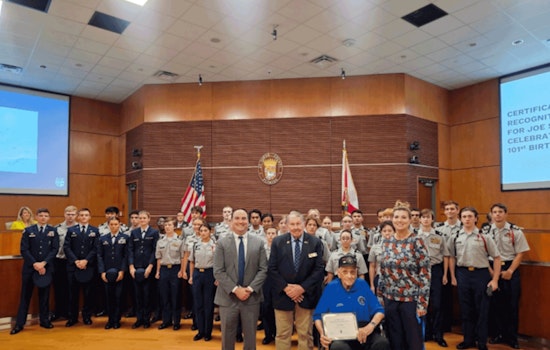 St. Johns County Honors 101-Year-Old WWII Veteran Joe Shomo in Moving Ceremony