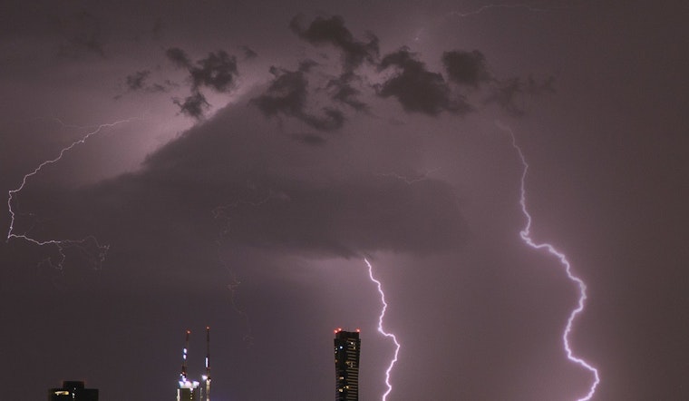 Steady Showers and Thunderstorms to Persist in Philadelphia, Mild Weekend Ahead