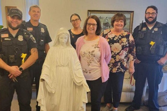 Stolen Virgin Mary Statue Returned to South Milwaukee Church, Two Suspects Cooperating with Investigation