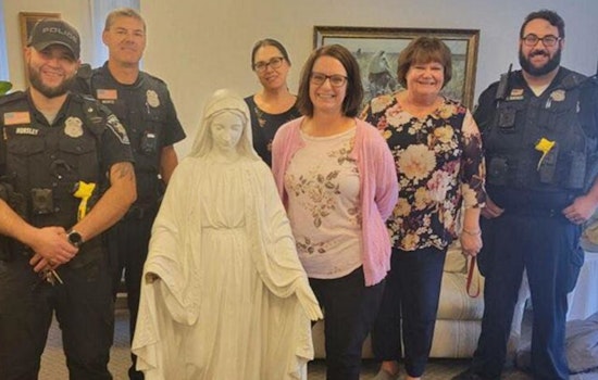 Stolen Virgin Mary Statue Returned to South Milwaukee Church, Two Suspects Cooperating with Investigation