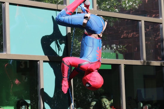 Superhero Spectacle Delights Patients at Dell Children's Medical Center in Austin