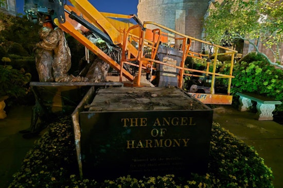 Suspect in Custody for Alleged Vandalism of St. Louis Cathedral's Angel of Harmony Statue