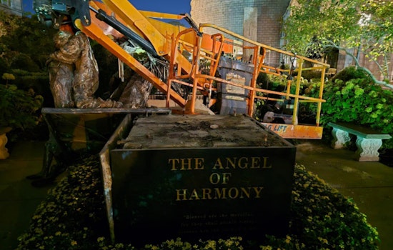 Suspect in Custody for Alleged Vandalism of St. Louis Cathedral's Angel of Harmony Statue