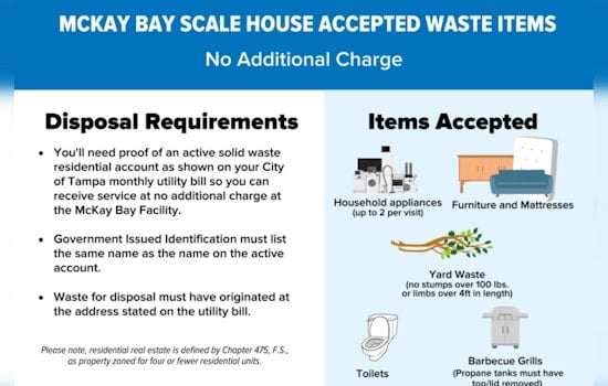 Tampa's McKay Bay Scale House Resumes Regular Hours for Improved Waste Disposal Service