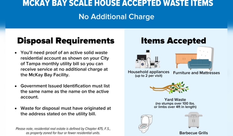 Tampa's McKay Bay Scale House Resumes Regular Hours for Improved Waste Disposal Service