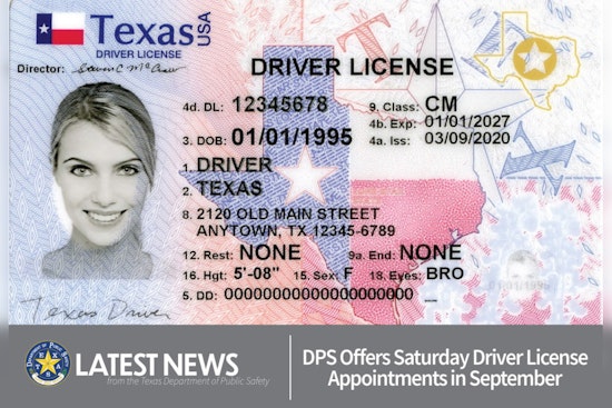 Texas DPS Expands Service Hours with Saturday Appointments for Driver License and ID Needs