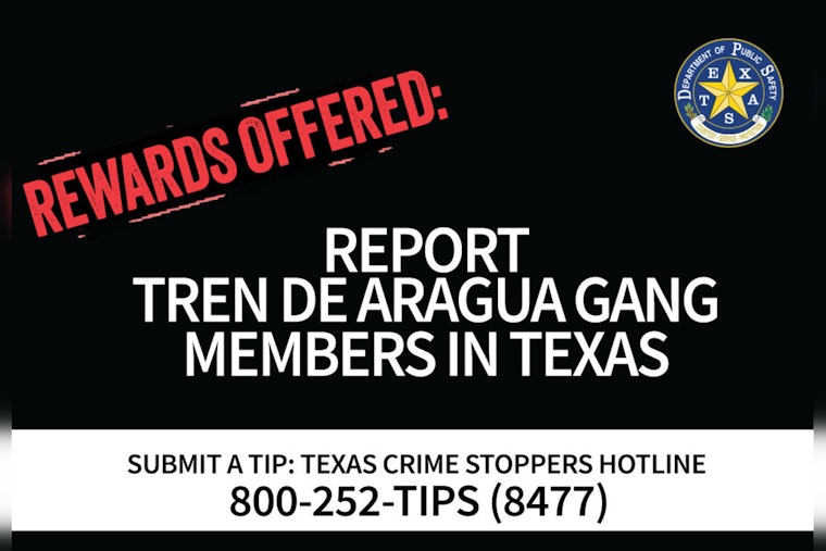 Texas Governor Abbott Offers $5,000 Reward for Information on Venezuelan Gang Tren de Aragua
