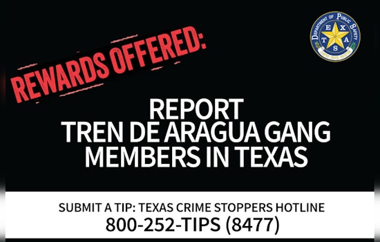Texas Governor Abbott Offers $5,000 Reward for Information on Venezuelan Gang Tren de Aragua