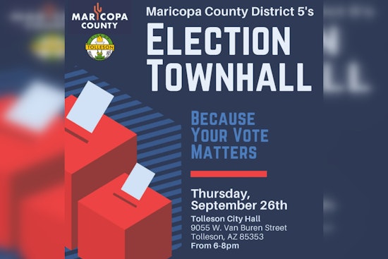 Tolleson and Maricopa County Collaborate on Voter Preparation with Upcoming Election Town Hall