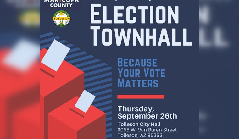 Tolleson and Maricopa County Collaborate on Voter Preparation with Upcoming Election Town Hall