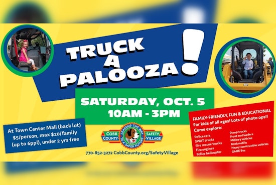 Truck-A-Palooza 2024 to Roll Into Cobb County's Town Center Mall for Family Fun and Charity