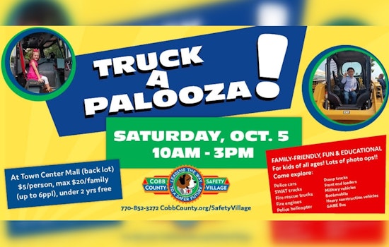 Truck-A-Palooza 2024 to Roll Into Cobb County's Town Center Mall for Family Fun and Charity