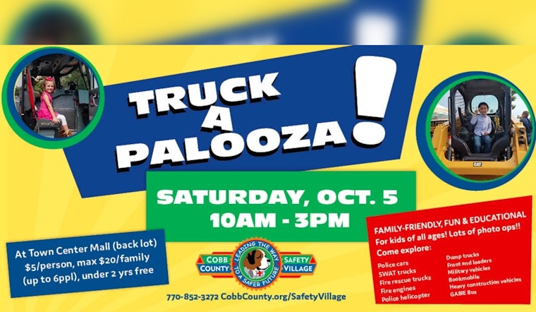 Truck-A-Palooza 2024 to Roll Into Cobb County's Town Center Mall for Family Fun and Charity