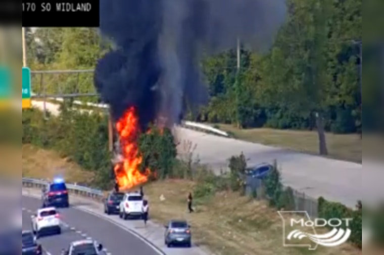 Twin Car Fires on I-170 Spark Traffic Nightmares in North County