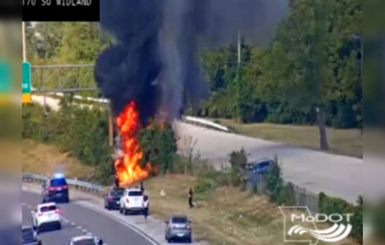 Twin Car Fires on I-170 Spark Traffic Nightmares in North County