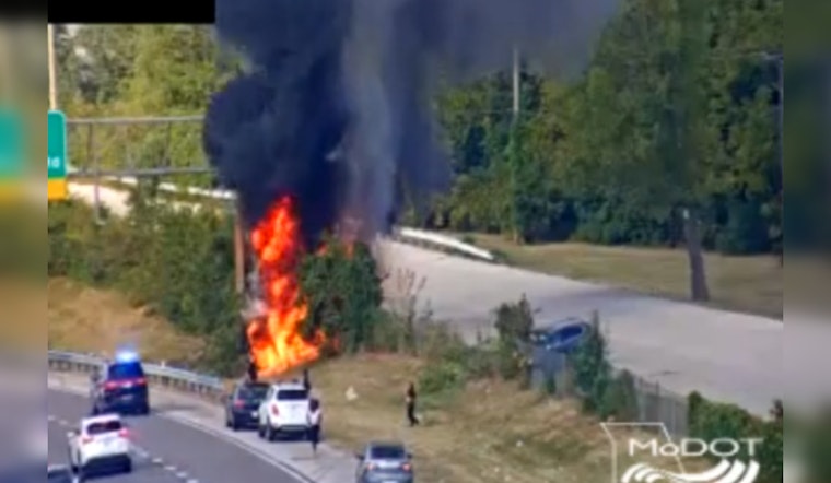 Twin Car Fires on I-170 Spark Traffic Nightmares in North County