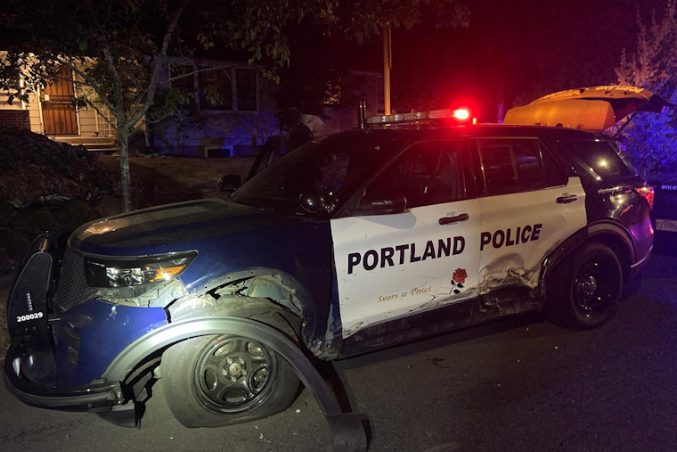 Two Portland Officers Injured After Allegedly Impaired Driver Strikes Patrol Cars in Arbor Lodge