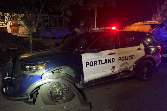 Two Portland Officers Injured After Allegedly Impaired Driver Strikes Patrol Cars in Arbor Lodge