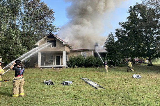 Unidentified Good Samaritan Alerts Hendersonville Family to House Fire, Firefighter Hospitalized Amid Response