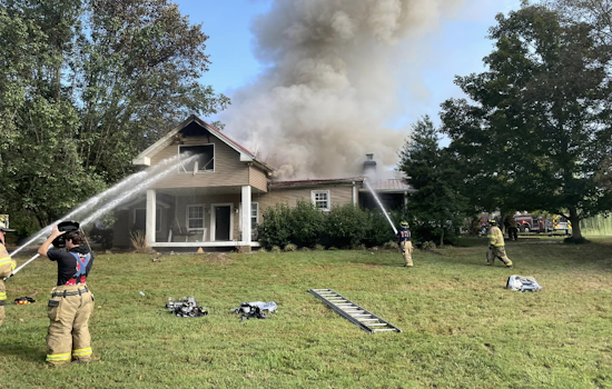 Unidentified Good Samaritan Alerts Hendersonville Family to House Fire, Firefighter Hospitalized Amid Response