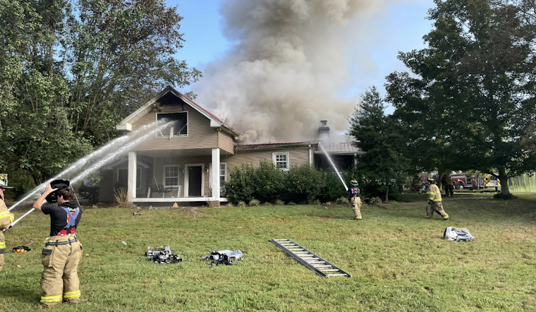 Unidentified Good Samaritan Alerts Hendersonville Family to House Fire, Firefighter Hospitalized Amid Response
