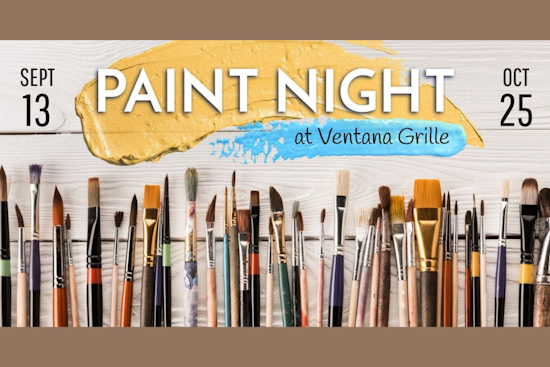 Unleash Your Inner Artist: Arlington Parks Hosts Paint Night with Dinner at Ventana Grille