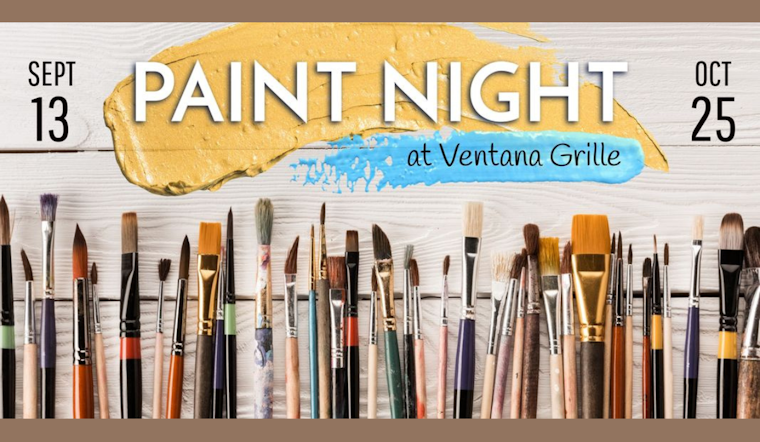 Unleash Your Inner Artist: Arlington Parks Hosts Paint Night with Dinner at Ventana Grille