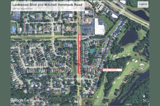 Upcoming Road Work in Oviedo, Intersection Upgrades at Lockwood Blvd and Mitchell Hammock Road to Begin in October