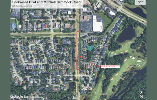 Upcoming Road Work in Oviedo, Intersection Upgrades at Lockwood Blvd and Mitchell Hammock Road to Begin in October