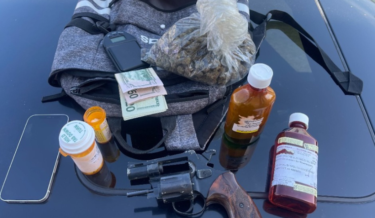 Vallejo Police Chase Leads to Seizure of Unregistered Firearm and Illegal Substances, Suspect Detained