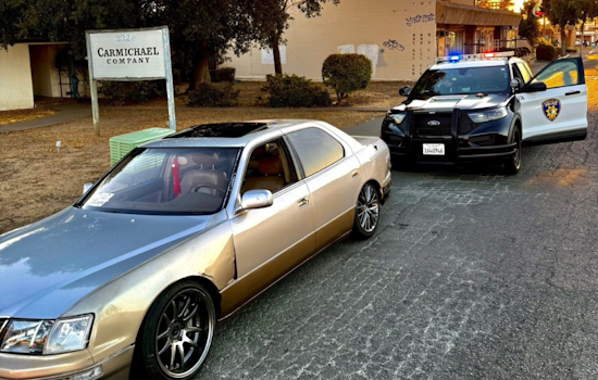 Vallejo Police Crack Down on Reckless Lexus Drivers, Multiple Incidents Lead to Citations and Impounds