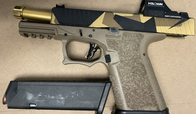 Vallejo Traffic Stop Leads to Arrest for Possession of Unserialized Firearm