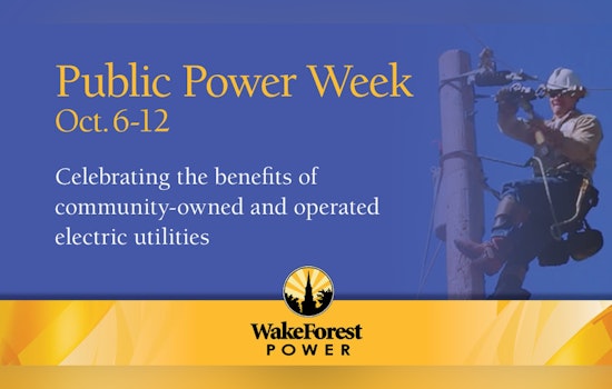 Wake Forest Celebrates Public Power Week with Free Electricity Contests and Community Events