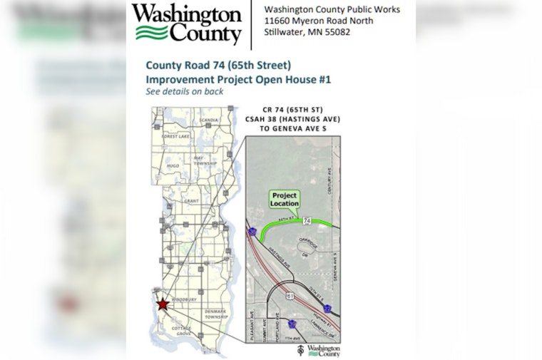 Washington County Seeks Public Input on 65th Street Road Improvement Project