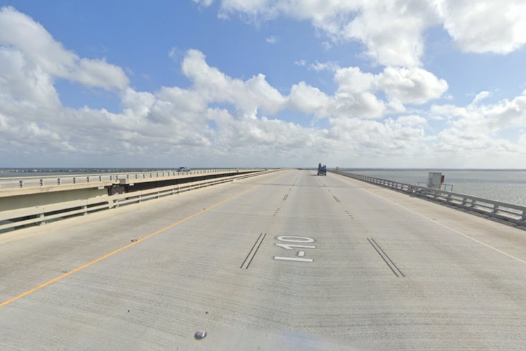 Weekend Traffic Snarled on I-10 Twin Span Bridge Following Crash, New Orleans Authorities Investigating