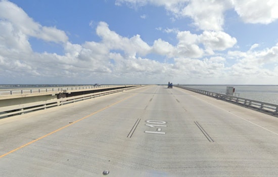 Weekend Traffic Snarled on I-10 Twin Span Bridge Following Crash, New Orleans Authorities Investigating