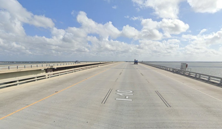 Weekend Traffic Snarled on I-10 Twin Span Bridge Following Crash, New Orleans Authorities Investigating
