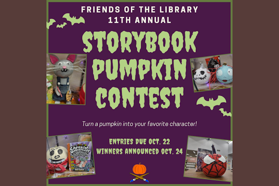 White Settlement Library Invites Creativity with Annual Storybook Pumpkin Contest Starting October 7