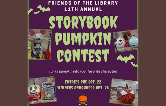 White Settlement Library Invites Creativity with Annual Storybook Pumpkin Contest Starting October 7