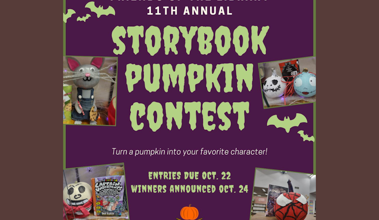 White Settlement Library Invites Creativity with Annual Storybook Pumpkin Contest Starting October 7