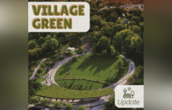 Wildwood's Village Green Project Nears Completion, New Civic Space to Enhance Community Connections