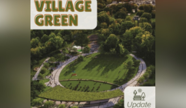 Wildwood's Village Green Project Nears Completion, New Civic Space to Enhance Community Connections