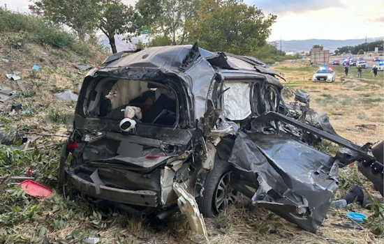 Woman Perishes, Child Critically Injured in Rollover Crash Following High-Speed Chase Near Layton
