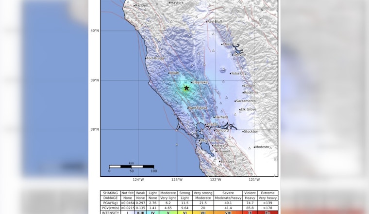 4.7 Magnitude Earthquake Shakes Northern California on New Year's Day, Alerts Issued Via ShakeAlert System