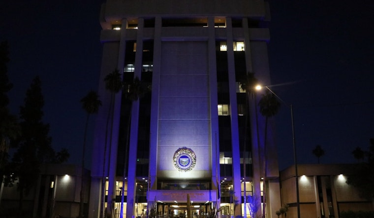 Arizona Governor Katie Hobbs Lights State Capitol in Blue for Human Trafficking Prevention Month